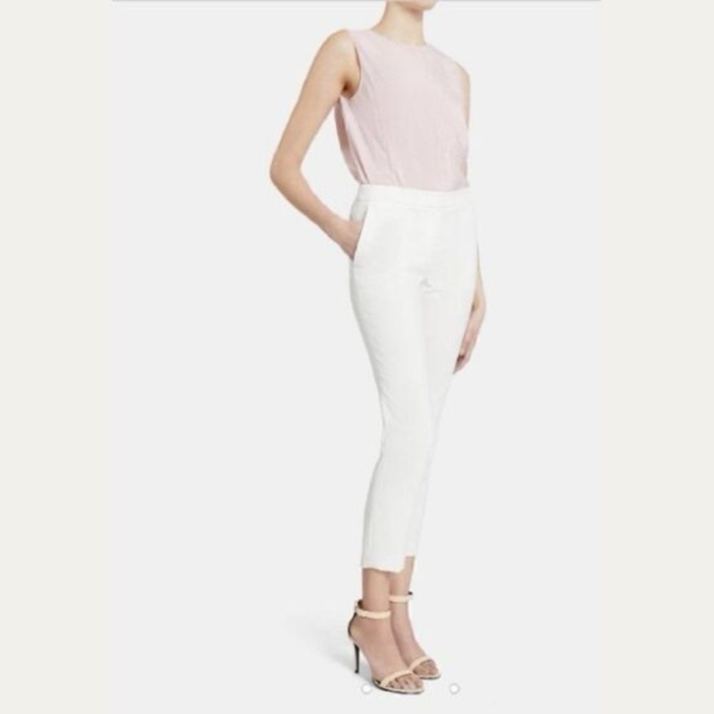 NWT Theory White Elevated Twill Pants